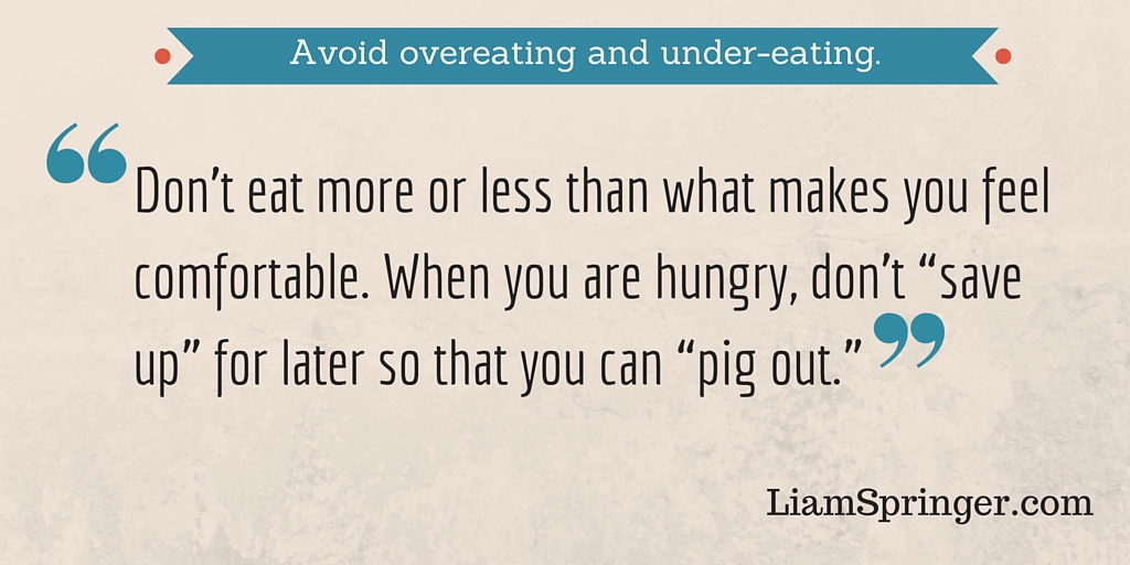 avoid overeating